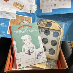 New Tinker Box Build An Arcade Catapult age 9+ Make Your Own Launcher For Scores